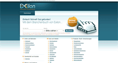 Desktop Screenshot of exilon.de