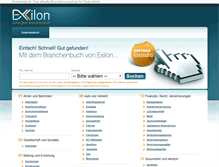 Tablet Screenshot of exilon.de